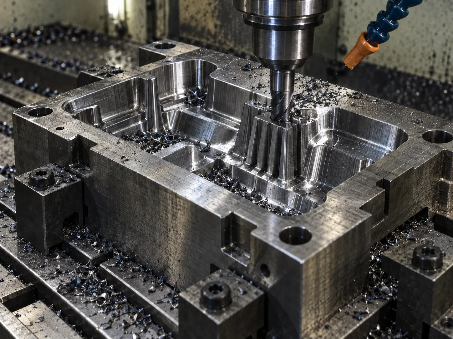 Prototype mold insert prepared for engineering change after T1 validation